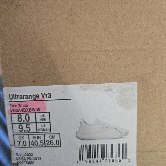 Vans Ultrarange Vr3 Women Size 9.5 White Ecocush 032026 - Picture 7 of 7